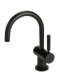 Insinkerator® 44240G-ISE Indulge™ Hot Only Modern Instant Water Dispenser Faucet, 360 deg Swivel Spout, Matte Black, 1 Handles, Import