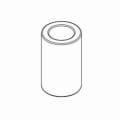 IPEX Corzan® 059132 Coupling, 1/2 in Nominal, Socket End Style, SCH 80/XH, CPVC