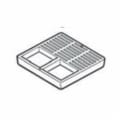 IPEX 394712C Half Floor Sink Grate, 12 in Pipe