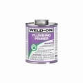 Weld-On® 14028 Low VOC Plumbing Primer With Applicator Cap, For Use With All Types, Classes and Schedules of PVC and CPVC Pipe and Fittings, Purple, 1/4 pt Container