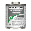 Weld-On® 14030 Low VOC Plumbing Primer With Applicator Cap, For Use With All Types, Classes and Schedules of PVC and CPVC Pipe and Fittings, Clear, 1 qt Container