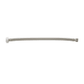 Jaclo® 157-SS-GREY Jaclo® Flex Contemporary/Modern Flexible Toilet Supply Line With Plastic Nut and Decorative Cover, 1/2 in Nominal, Female IPS x OD End Style, 20 in L, Stainless Steel, Domestic