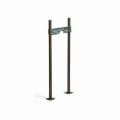 Smith® 0637 Urinal Support With Plate, For Use With Off-The-Floor Urinal