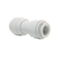 John Guest® Speedfit® PP0408W Equal Straight Connector, 1/4 in Nominal, Tube End Style, Polypropylene, Domestic