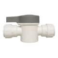 John Guest® Speedfit® PSEISV20P Shut-off Valve, 1/2 in, CTS x NPT, Polypropylene Body