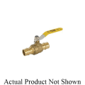 Jomar Valve® 104-523PG 2-Piece Ball Valve With Handle, 1/2 in Nominal, PEX Expansion End Style, Brass Body, Standard Port, PTFE/Buna-N Softgoods