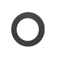 Kissler 68-0030 New Style Gasket, For Use With Mansfield® Toilet
