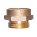 LEGEND 322-644 A-93 Hex Nipple, 1-1/2 in Nominal, NST x NPT End Style, Forged Brass, Import