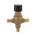 LEONARD® ECO-MIX™ 170-LF Thermostatic Mixing Valve, 3/8 in Nominal, Compression End Style, 125 psi Pressure, 0.25 gpm Flow, Bronze Body