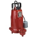 Liberty Pumps® FL102M-2 FL100, 107 gpm Max Flow, 15 ft Rated Head, Non-Automatic, 90 ft Max Head, 208 to 230 VAC, 1 Phase