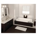 MAAX® 101457-000-001-100 Pose™ 6032 Bathtub, Soaking, Rectangle Shape, 59-7/8 in L x 31-3/4 in W, End Drain, White, Domestic