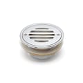 McGuire™ 1233 Flat Grid Urinal Strainers, For Use With 2 in Caulk, Brass, Chrome