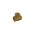 Hammond Valve 0967000034 967 Swing Check Valve, 3/4 in Nominal, Thread End Style, 200 lb WOG, Brass Body