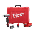 Milwaukee® M12™ ProPEX® 2432-22 Compact Cordless Expansion Tool Kit, 3/8 to 1 in Tubing, 12 VDC, Li-Ion Battery