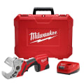 Milwaukee® 2470-21 Cordless PVC Shear Kit, 2 in Cutting, 14-3/8 in OAL, Li-Ion Battery