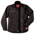 Milwaukee® 253B-XL 253B Traditional Jacket, Black, Ripstop Polyester, 44 to 46 in Chest, Resists: Abrasion, Tear, Water and Wind, 100g high-loft insulation lining