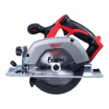 Milwaukee® 2630-20 Cordless Circular Saw, 6-1/2 in Blade, 5/8 in Arbor/Shank, 18 VDC, 1-5/8 in 45 deg, 2-1/8 in at 90 deg D Cutting, Li-Ion Battery, Left Blade Side