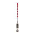 Milwaukee® 48-20-9010 SHOCKWAVE™ Single Ended Hammer Drill Bit, 1/4 in Drill Bit, 1/4 in Hex Shank, 2 in D Cutting, Carbide Cutting Edge, 4 in OAL