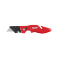 Milwaukee® Fastback™ 48-22-1901 Flip Utility Knife, Double Edged Retractable Blade, Metal Blade, 5 Blades Included, 7-1/4 in OAL