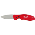 Milwaukee® 48-22-1990 Liner Lock Folding Pocket Knife, Stainless Steel Blade Drop Point Smooth Blade, 3 in L Blade, Standard Edge, Press and Flip Opening