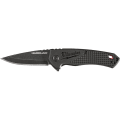 Milwaukee® HARDLINE™ 48-22-1997 Lockable Blade Folding Pocket Knife, D2 Steel Drop Point Smooth Blade, 2-1/2 in L Blade, Stainless Steel Grip