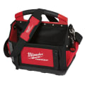 Milwaukee® PACKOUT™ 48-22-8315 General Purpose Open Tool Tote, 1680D Ballistic Nylon, Black/Red