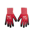 Milwaukee® 48-22-8902 Breathable Unisex Gloves, L, Nylon/Lycra Blend, Knit Cuff, Resists: Cut and Puncture, ANSI Cut-Resistance Level: A1, ANSI Puncture-Resistance Level: 1