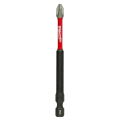 Milwaukee® SHOCKWAVE™ Impact Duty™ 48-32-4562 Impact Power Bit, #2 Phillips® Point, 3-1/2 in OAL, 1/4 in, Alloy Steel