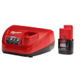 Milwaukee® M12™ 48-59-2420 2.0 Starter Kit, Li-Ion Battery, 60 min Charging