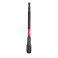 Milwaukee® SHOCKWAVE™ 48-32-4532 1-Piece Impact Locking Bit Holder, 1/4 in Drive, Steel, 1/4 in Hex, 1/2 in W Blade