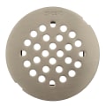 Moen® 101663BN Snap-In Tub/Shower Drain Cover, Kingsley®, 4-1/4 in W, 4-1/4 in Dia, Brass, Brushed Nickel, Import