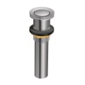 Moen® 140780 Model 140780 Push Button Drain, 1-1/4 in, Metal, Domestic