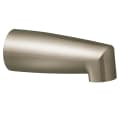 Moen® 3829BN Non-Diverter Tub Spout, Chateau®, 7 in L, 1/2 in C Connection, Metal, Brushed Nickel, Domestic
