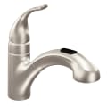 Moen® 67315SRS Kitchen Faucet, Integra®, 1.5 gpm Flow Rate, 120 deg Spout, Spot Resist® Stainless Steel, 1 Handle, 1/3 Faucet Holes, Domestic