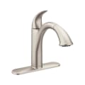 Moen® 7545SRS Kitchen Faucet, Camerist®, 1.5 gpm Flow Rate, 120 deg Spout, Spot Resist® Stainless Steel, 1 Handle, 1/3 Faucet Holes, Domestic