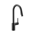 Moen® 7565BL Pull-Down Kitchen Faucet, Align™, 1.5 gpm Flow Rate, Matte Black, 1 Handle, 1 Faucet Hole, Function: Traditional, Import