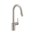 Moen® 7565SRS Align™ Pull-Down Kitchen Faucet, 1.5 gpm Flow Rate, Spot Resist® Stainless Steel, 1 Handles, 1/3 Faucet Holes, Function: Traditional, Import