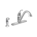 Moen® 7840 Kitchen Faucet, Camerist®, 1.5 gpm Flow Rate, Low-Arc Spout, Polished Chrome, 1 Handle, Domestic