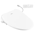 Moen® EB2100-E Toilet Seat, Moen, Elongated Bowl, White, Quick Release Hinge, Import