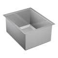 Moen® G16430 1600 Professional Kitchen Sink, Brushed, Rectangle Shape, 14 in L x 18 in W x 10 in D Bowl, 20 in W x 16 in H, Under Mount, 16 ga Stainless Steel