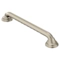 Moen® LR8724D3BN Ultima Designer Grab Bar, Home Care®, 24 in L x 1-1/4 in Dia, Brushed Nickel, 304 Stainless Steel, Import
