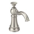 Moen® S3945SRS Traditional Soap Dispenser, 18 oz Bottle Capacity, Deck Mount, Metal, Import