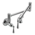 Moen® S664 Traditional Pot Filler Kitchen Faucet, 5.5 gpm Flow Rate, Swivel Spout, Polished Chrome, 2 Handles, Domestic