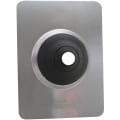 MORRIS G11830 Self-Seal Solar Roof Flashing, 9 in L x 12-1/2 in W Base, For Use With PVC/Aluminum Conduit, Steel