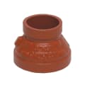 Gruvlok® 0390028660 FIG 7072 Concentric Reducer, 4 x 3 in Nominal, Grooved End Style, Ductile Iron, Rust Inhibiting Painted, Domestic