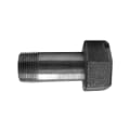 Hersey® H-10890N 3/4 Reduced Length Straight Meter Coupling With Gasket, 3/4 in Nominal, MNPT x Meter Swivel Nut End Style, Brass