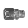 Hersey® H-15428N 2 Straight Coupling, 2 in Nominal, 110 CTS x MNPT End Style, Brass