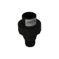 flo® Control U-0750-SM, 3/4 in nominal, Socket x MNPT end style, SCH 80, PVC, EPDM O-Ring seal