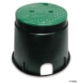 NDS® 111BC Standard Valve Box and Cover, 12-7/8 in L x 11-5/8 in H, Plastic
