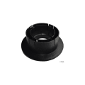 NDS® 1243 Catch Basin Universal Locking Outlet, Styrene, Black, Domestic